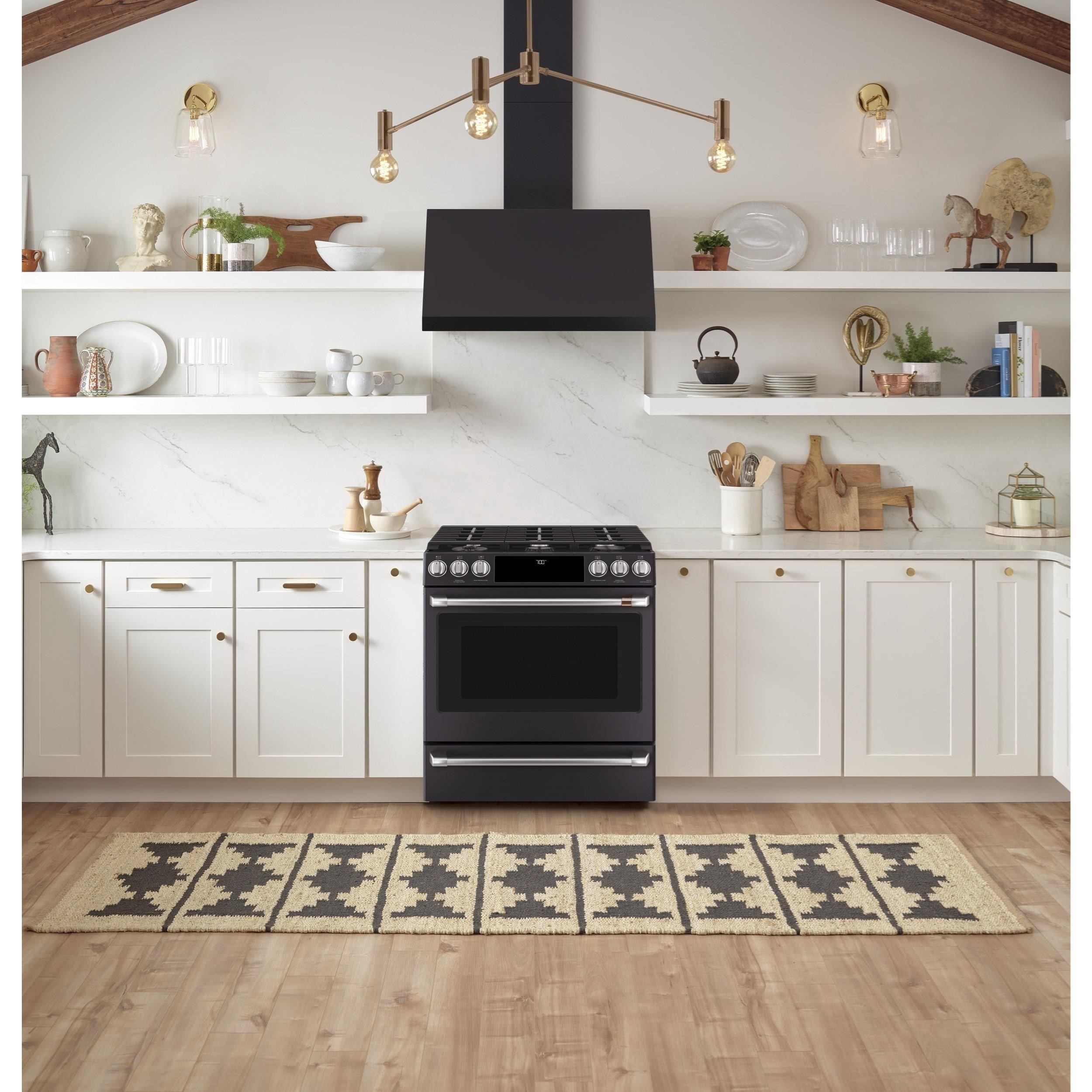 Ge cafe series sales gas range